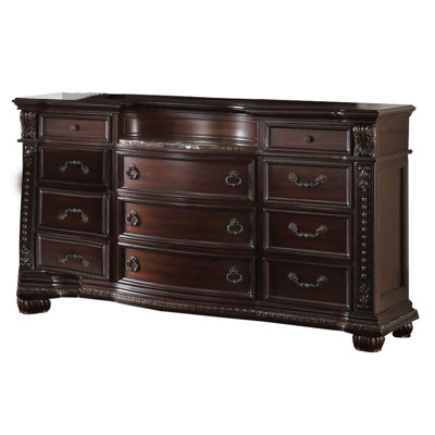 Halsey Solid Wood 68.5 " W 11 - Drawer Dresser