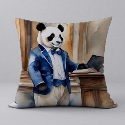 Abstract Reversible Throw Pillow