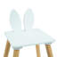 Kids Bunny Wooden Table & Two Chairs