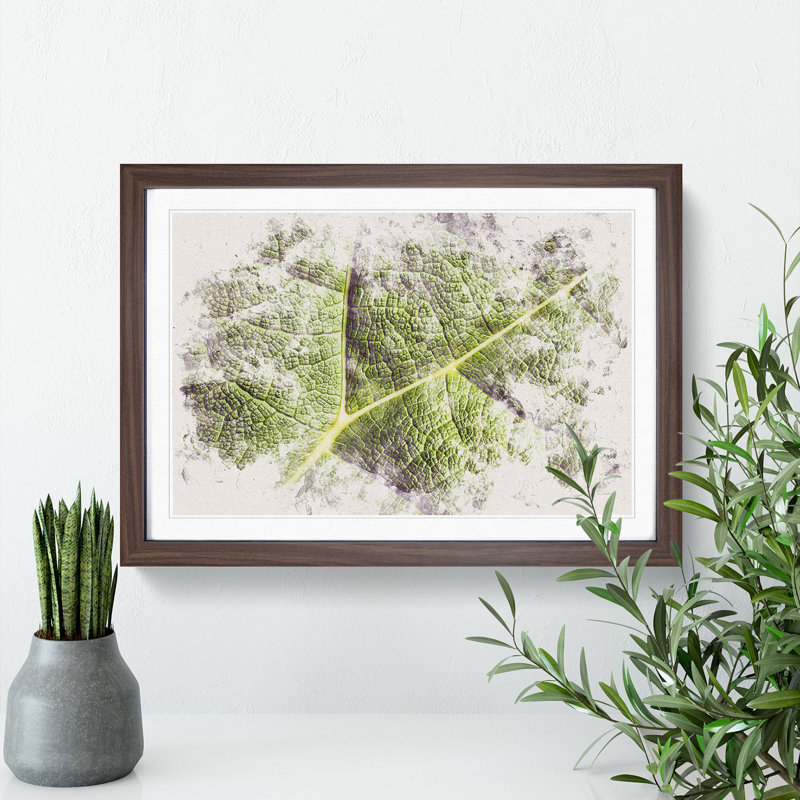 Paths of the Leaf - Framed Print, Walnut Framed, 33cm H x 45cm W x 2cm D