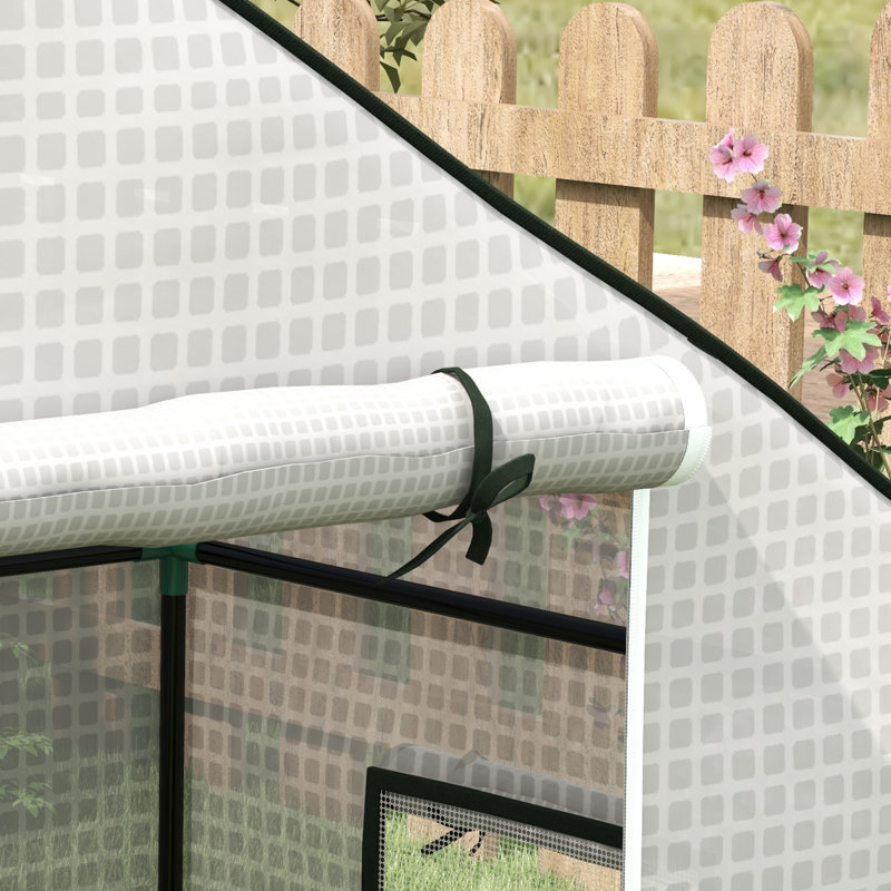 Brinna Shade Cloth and Cover, White, 190cm H x 140cm W x 73cm D