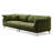 Green Velvet Modular Sofa cushion couch-108840013-108840016