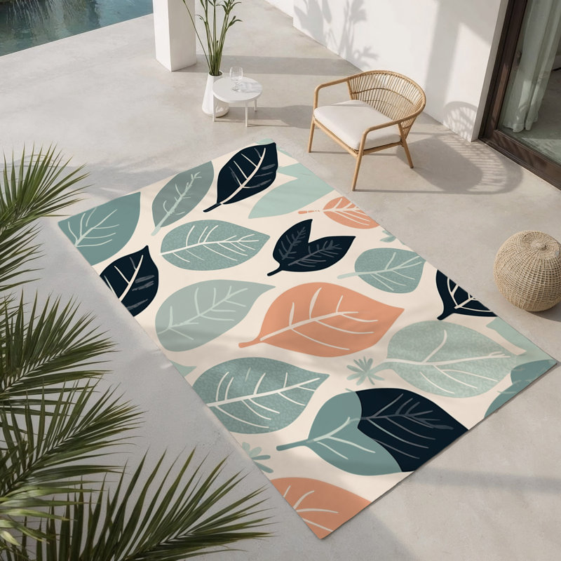 Tapis intérieur et extérieur Spring Canopy, Rectangle 9 pi x 12 pi
