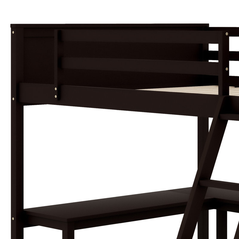Lit double mezzanine Jimmiah, Espresso
