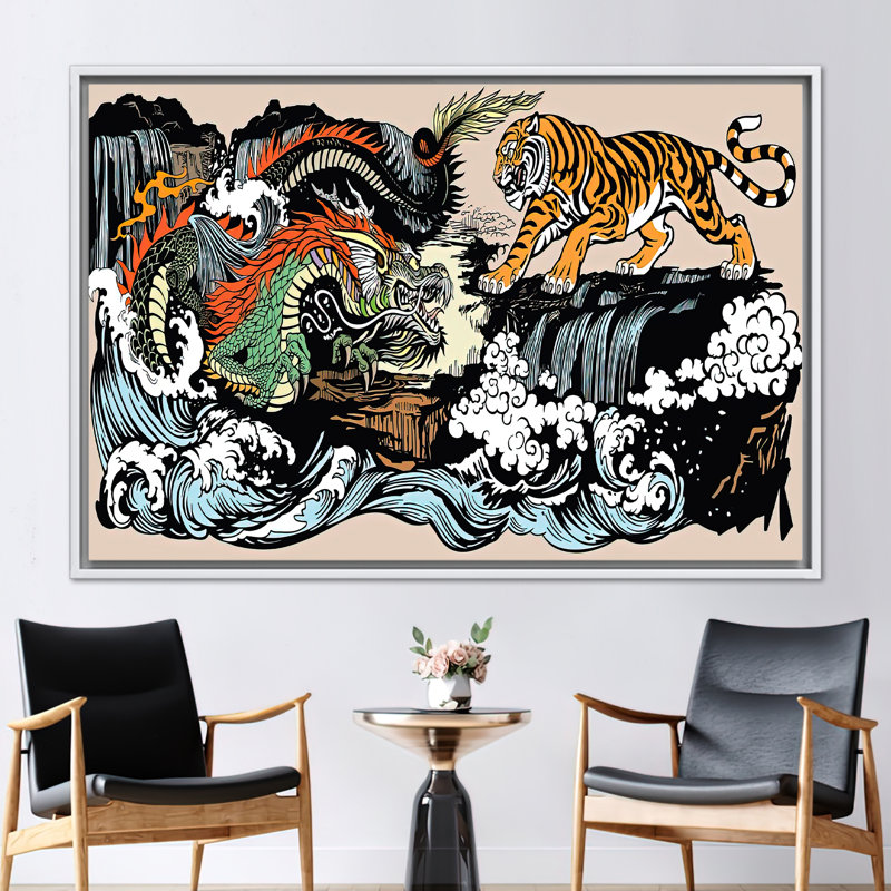 Print on Canvas, White Floater Framed, 80 cm H x 110 cm W