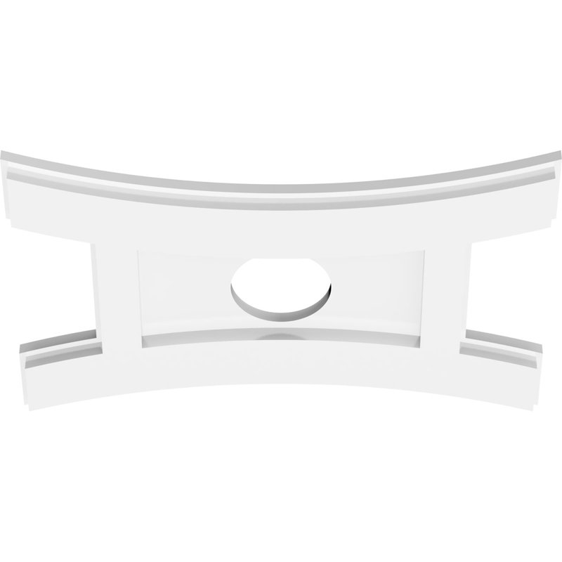 Diamètre intérieur 3 po Haven, H 10,625 po x l 16 po x P 1 po