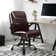 Nakysha Mid-Back PU Leatehr Office Chair with Swivel Base and Padded Armests