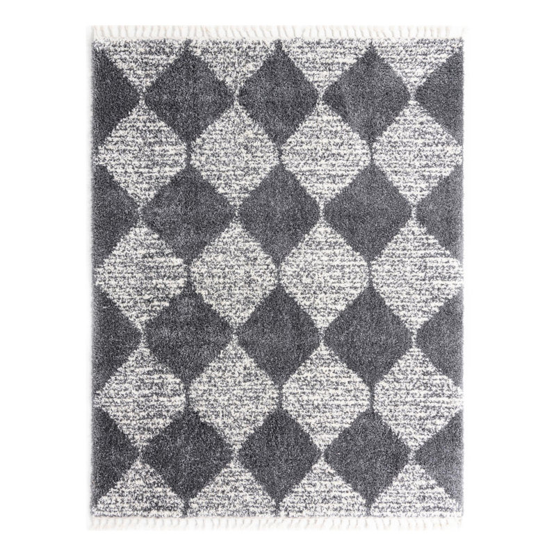 Tapis à poil long Serenity, Rectangle 7 pi 10 po x 10 pi