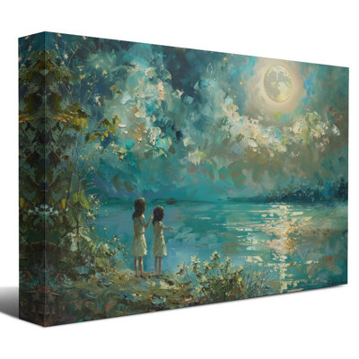 Art mural encadré 20 "x 30" avec cadre en bois, prêt à être accroché
