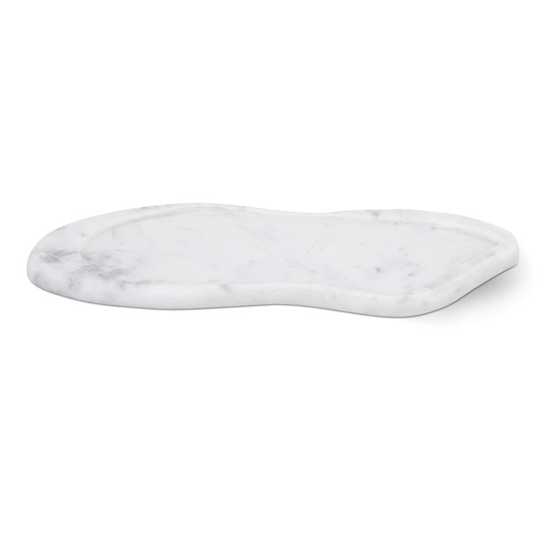 Arezzo Marble Tray, White