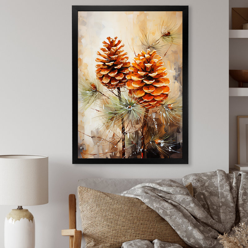 Épinette, pin, forêt, art mural, H 20 po x l 12 po x P 1 po, Cadre photo noir simple