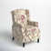 Celia Upholstered Manual Recliner with Classic Wing Back and Solid Vase-Shape Wooden Legs