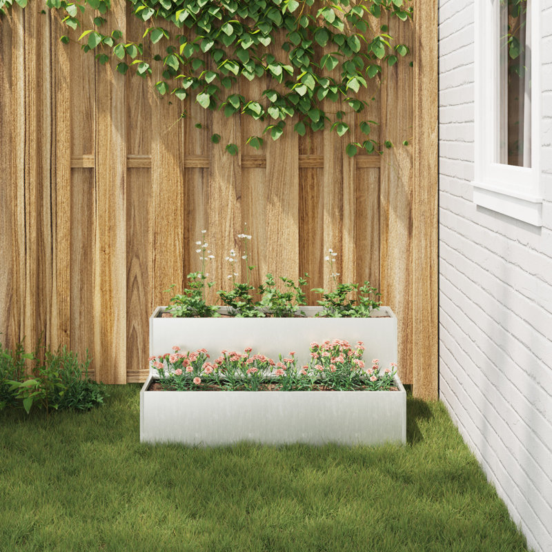 Planter Box, Silver