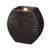 Black Ceramic Orbital Bubble Fountain, Decorative Water Fountain with LED Lights and Quiet Pump, Indoor Outdoor Water Feature for Patio, Garden, Deck, Balcony, Office and Home Décor, Relaxing Cascading Water Design-129619016