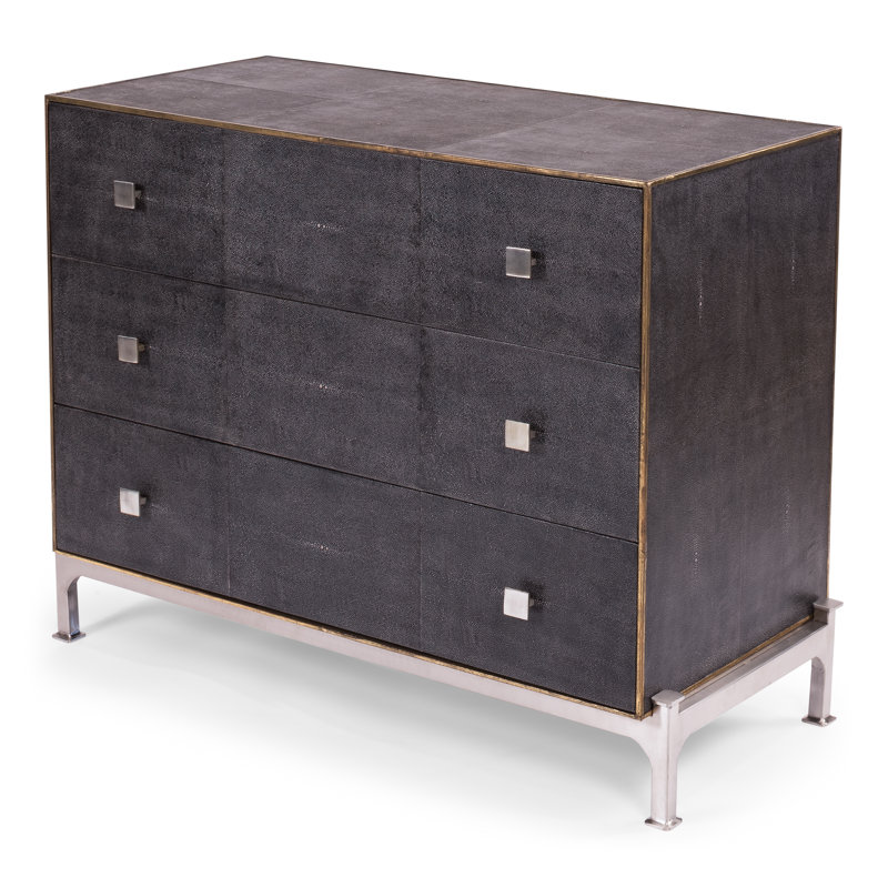 Shagreen 3 Drawer Accent Chest