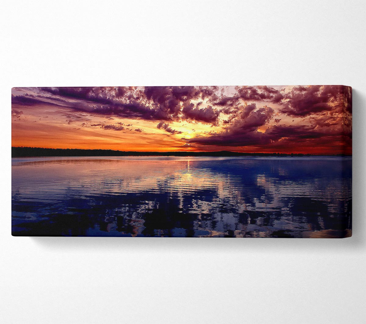 Highland Dunes Amazing Dusk - Wrapped Canvas Art Prints | Wayfair.co.uk
