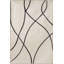 Tapis lavable moderne à motif rayé jaune-1396696083
