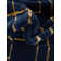 Tapis bleu marine Corando