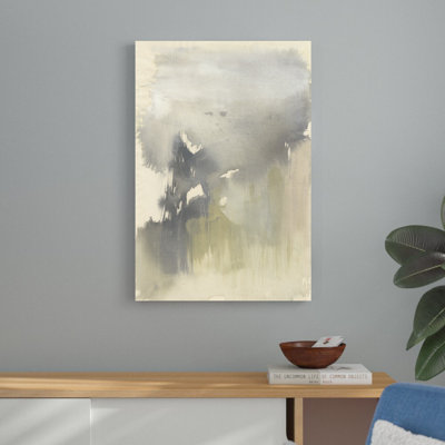«Poured Neutrals II» par Jennifer Goldberger, reproduction sur toile tendue