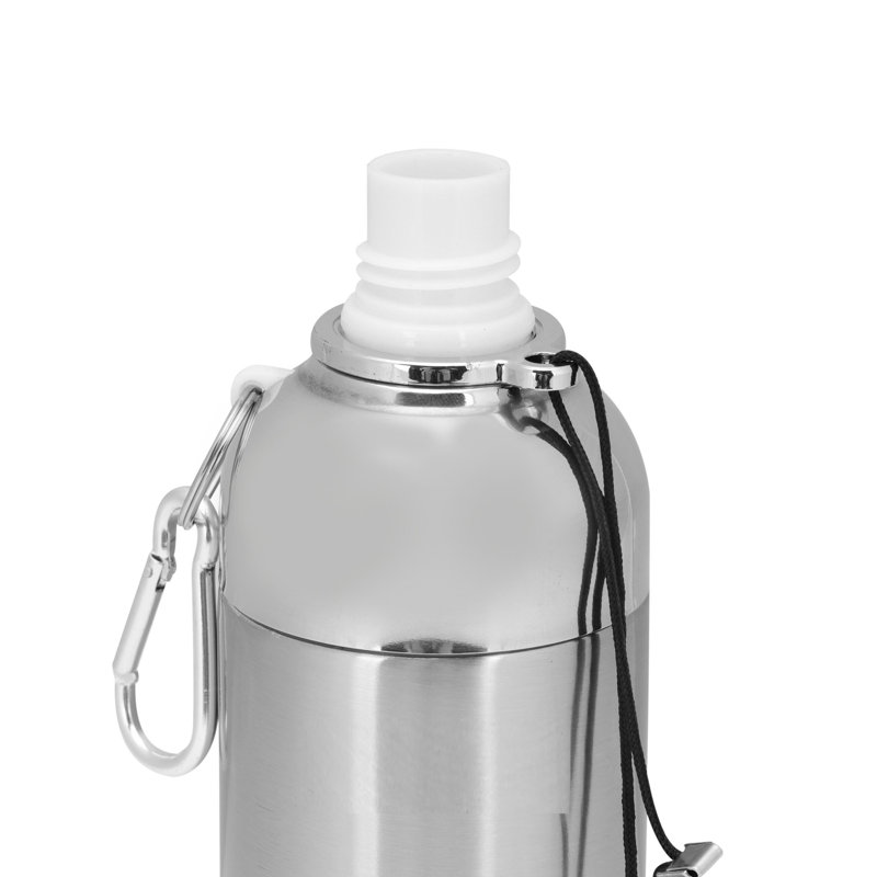 Bouteille d'eau Phluid 18 oz, cantine en acier inoxydable avec mousqueton