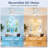 54 in. 5-Solid Wood Blades Indoor Standard Ceiling Fan Flush Mount with Remote Integrated LED-1162744896-1164804700