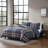 Eddie Bauer Shasta Lake Reversible Navy Duvet Cover Set-96985640