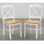 Chaise d'appoint à dossier en croix Castellon-1649172166