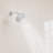 Nova 6 in. 5-Spray Round Fixed Shower Head-126375055