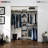 SuiteSymphony 72" W - 108" W Closet System Kit with Top Shelves-31898811