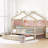 Zhayne Wooden House Bed with Trundle-1451600448-1451600462