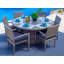 Ensemble de patio 19 pièces en rotin avec coussins Yussuf-90611812