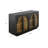 Arvetta 60" Wood Four Door Sideboard with Glass-1885777057