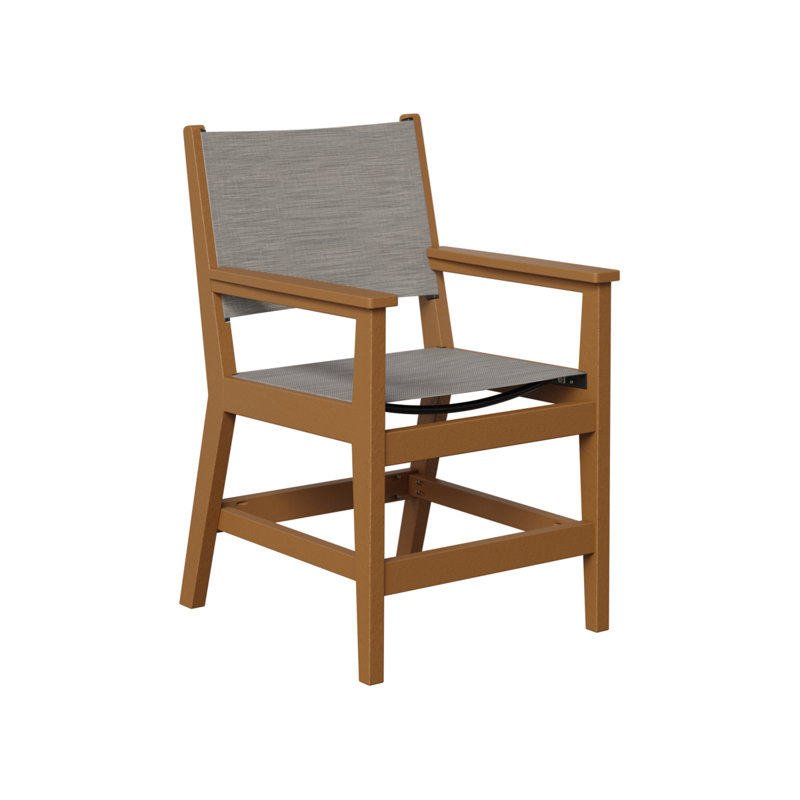 Chaise de salle à manger berlinoise Berlin, Mica perle, Regular Cedar