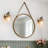 Balendran Iron Wall Sconce-Hammer Glass-2109882724