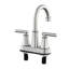 Double Handle Bathroom Sink Faucet with Drainer-246608