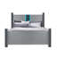 KING BED WITH SPEAKERS-409522329