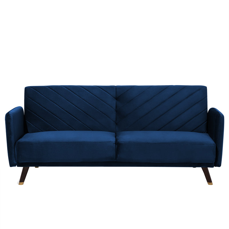 Sinead 3 Seater Velvet Sleeper, Blue