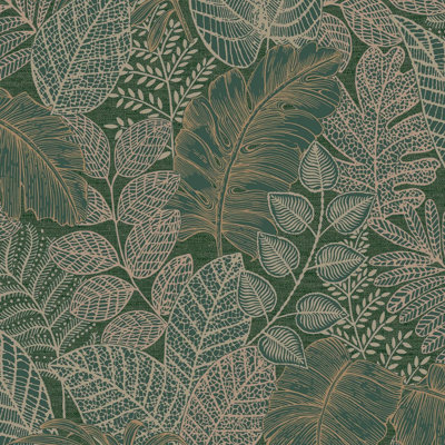 Superfresco Easy Scattered Leaves Floral Wallpaper