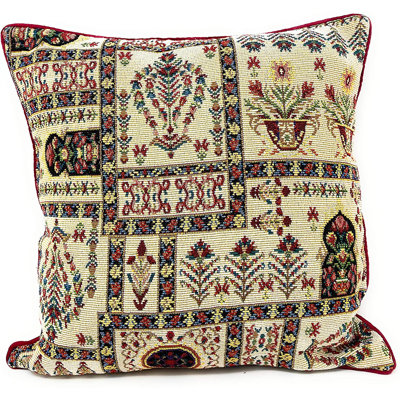 Floral Cotton Blend Pillow Cover