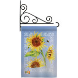Double Sided 18.5'' H x 13'' W Polyester Flag Set