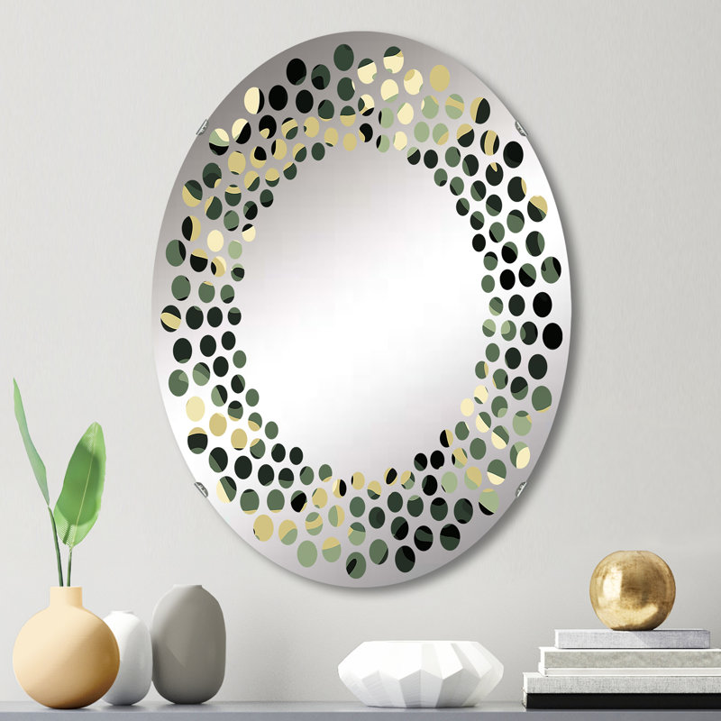 Miroir mural oval, 29,5 po x 19,6 po