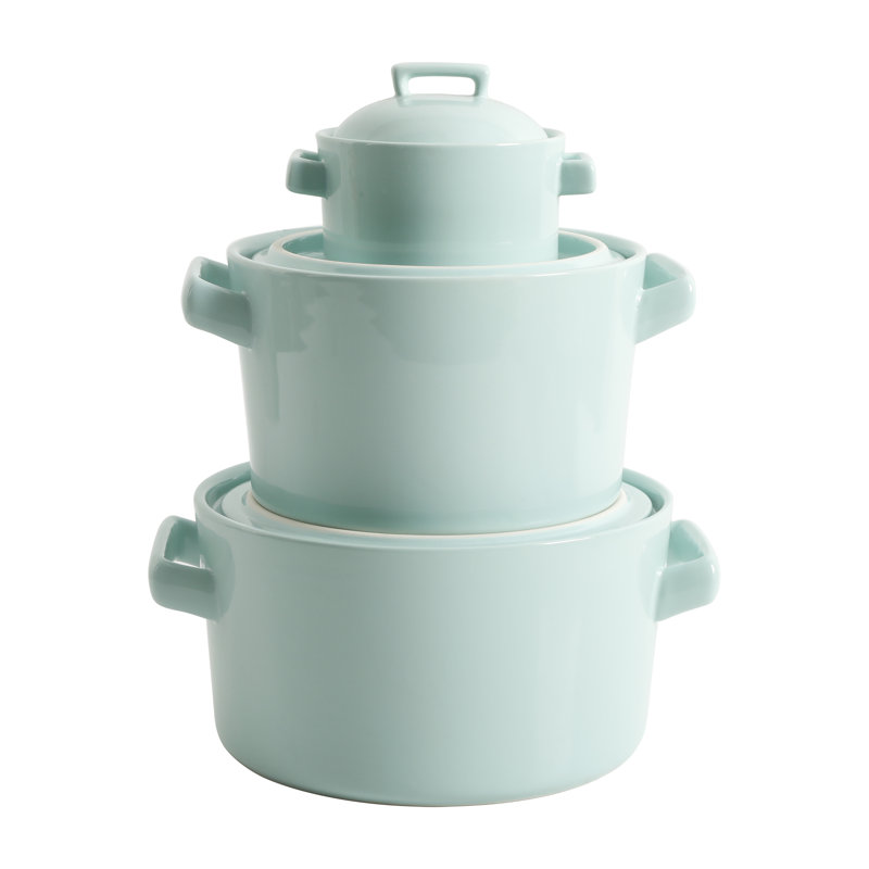 Martha Stewart 6-Piece Casserole Set with Lids