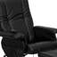 Fauteuil de massage inclinable et chauffant en similicuir avec repose-pieds Casey-Jane-93636374
