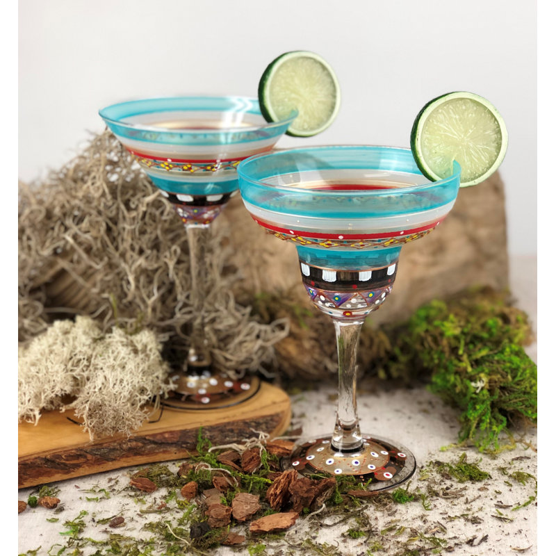 Carafe mosaïque 9 oz Verre à margarita