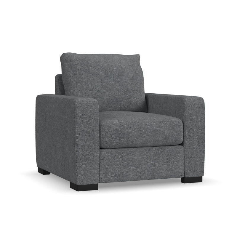 Oliver Chair And Ottoman, Gray