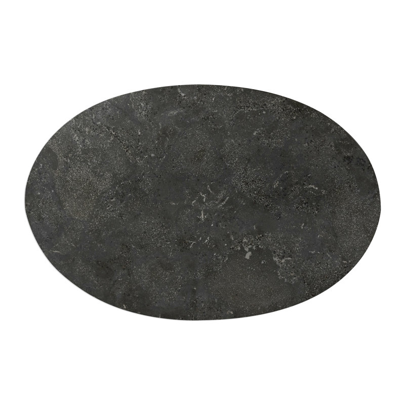 Jessenia Stone Pedestal End Table