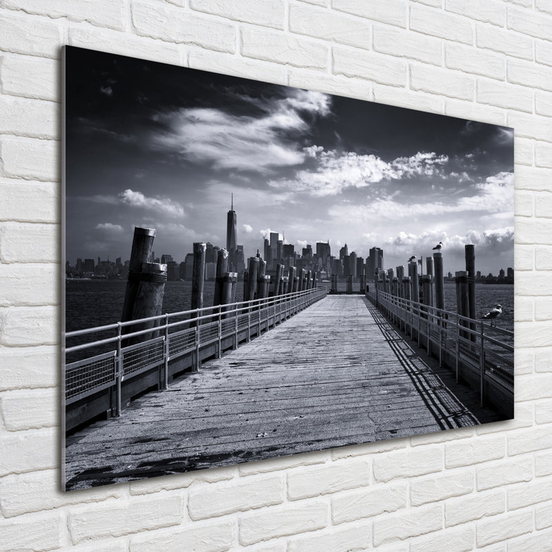 New York Panorama - No Frame Print on Glass