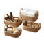 Ensemble de 4 paniers de rangement - Panier en corde de jute naturelle