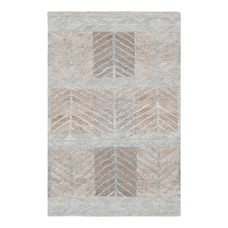 Rug & Kilim’S Scandinavian Style Outdoor Rug In Blue & Gray With Geometric Pattern