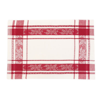Napperon en coton Wye Jacquard Holly
